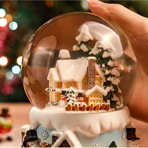 SLNFXC сјајно ротирачки лебдечки снегулка кристална топка креативен подарок октава кутија музичка кутија подарок за Денот на вineубените
