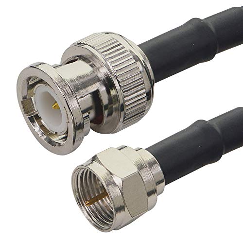 OneLinkmore RF безжичен рутер кабел BNC машки до F машки пигтаил кабел ниска загуба RG58 50 Ohm BNC Extension Security Wire жица