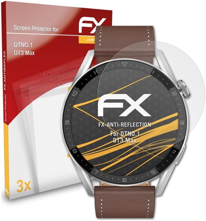 Заштитник на екранот Atfolix компатибилен со DTNO.1 DT3 MAX MAX ECRATE PRATERTION, анти-рефлективен и шок-апсорбирачки FX FX FAST
