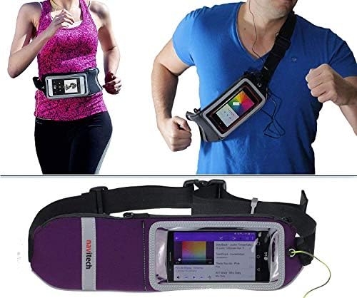 Навитех Виолетова Мобилен Телефон Водоотпорен Трчање Појас-Компатибилен со Apple iPhone SE