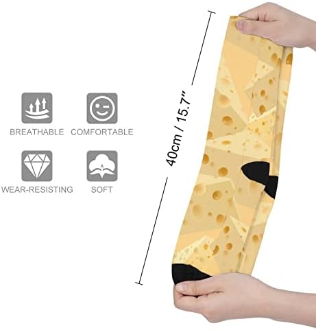 Шема На Сирење Боја Што Одговара На Високи Чорапи Модни Спортски Топли Чорапи За Мажи Жени