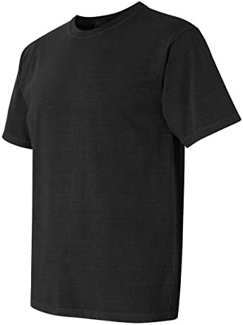 Удобни бои 6.1 мл. Црна маица со маичка со облека од рингспун, м