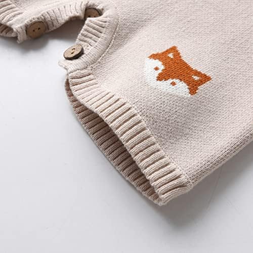 Ауро Меса новороденче плете ромпер комбинезони симпатична облека за новороденчиња, бебешки унисекс, бебе едно парчиња облека за џемпери облека