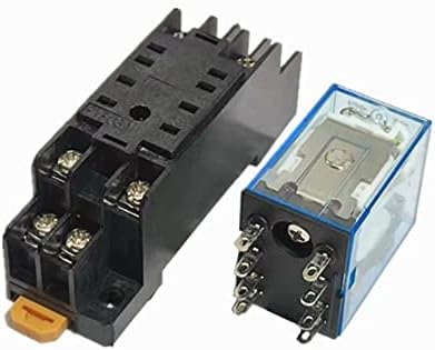 ESAAH MY2P HH52P MY2NJ DPDTMIATURE COIL GENERLELELECTROMAGNEAGNEAT STINCHEDIATE RELEY SWITCH ВОДЕНСКИ ОСНОВИ LED AC 110V 220V DC 12V 24V