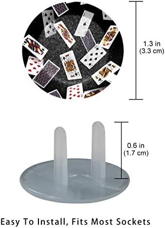 Електричен излез опфаќа 12 пакувања, пластични приклучоци опфаќа безбедносни капачиња за заштитник на штекерот - паѓање на покер