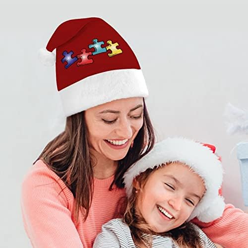 Парчиња Аутизам Божиќни Капи Рефус Возрасни Капи Божиќна Капа За Празници Божиќни Забави