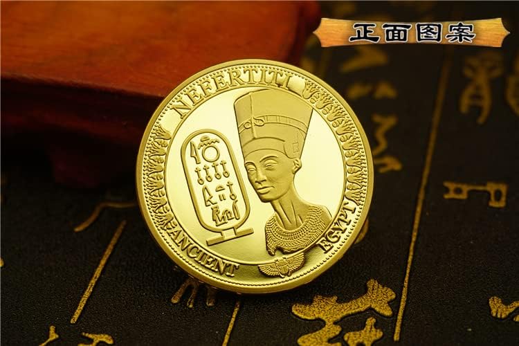 Клеопатра Фараонот Комеморативна Монета Сфинга Комеморативна Монета Серија Пирамида Култура Комеморативна Монета Златник