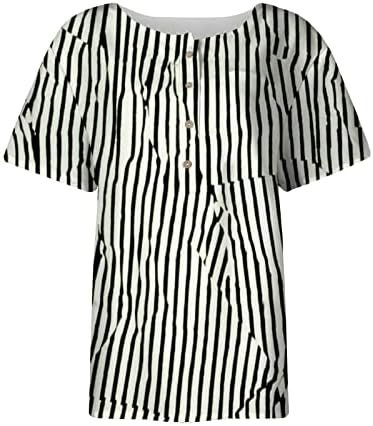 Секси врвови за жени лето цветни шема блуза со кратки ракави со кратки ракави за лето, удобни маички