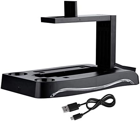 Neufday Полнење Dock Контролер ЗА PS4 VR Контролер Станица За Полнење Приклучок Штанд Полнач Држач Држач Станица