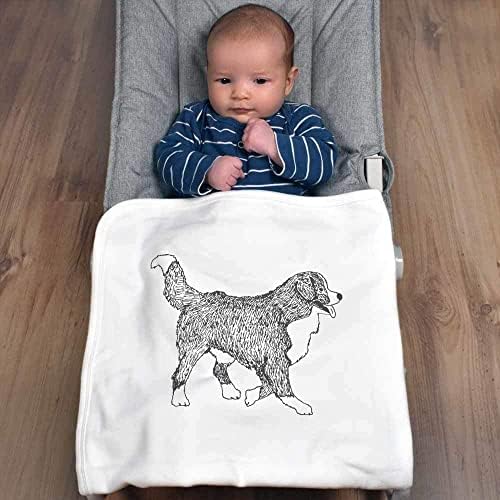 Азида 'Бернез планинско куче' памучно бебе ќебе/шал