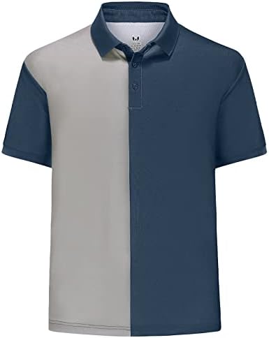 Менс големи и високи голф Поло кошули суво вклопуваат со кратки ракави за печатење на ракави, влага, спортски поло маица M-7XL