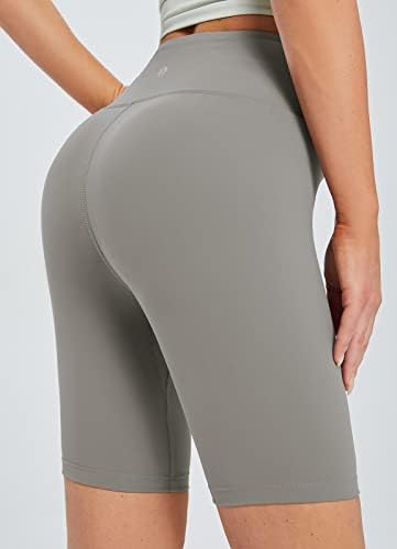 Baleafенски женски долги велосипедисти за компресија на јога со високи половини на коленото, панталони за тренингот Спандекс со џебови меки