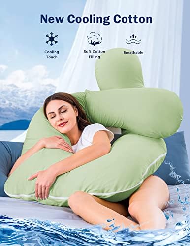 Перница за бременост Ангки, перница за бременост во облик на бременост, перници за бременост за спиење со памук за ладење патент