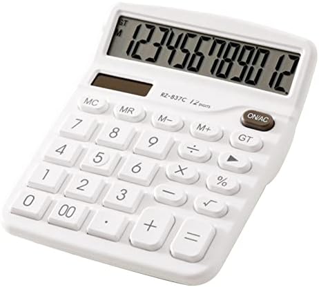 Калкулатор SAMFANSAR 12 цифри со голем екран електронски калкулатор сметководство лесен зелена