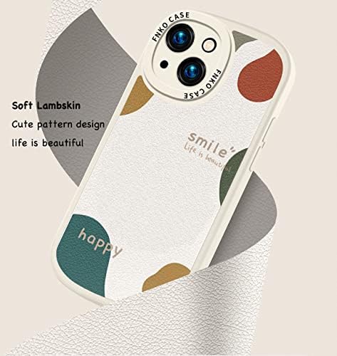 Зежоу Компатибилен со iPhone 13 мини куќиште - Дизајн на симпатична шема за жени мажи девојки мода мека јагниња Флексибилна заштитна TPU