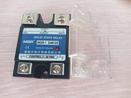 Pikis Mager Mgr Solid State Relay 120A SSR, влез 3-32VDC излез 24-480VAC единечна фаза