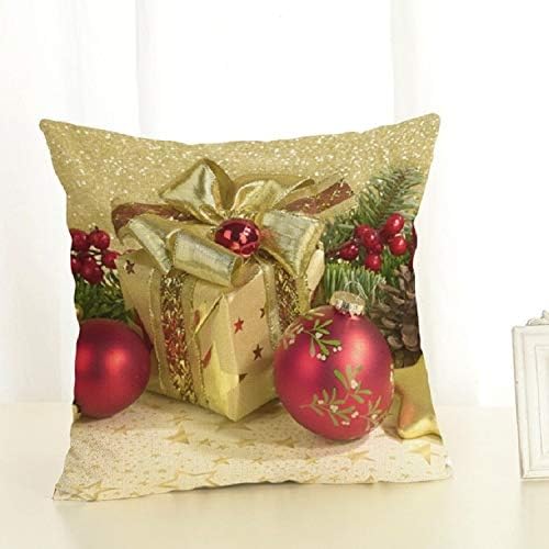 N/A Home Christmas Decoration Памук и лента за перници за перница Домашна перница без перница, големина: 45x45cm