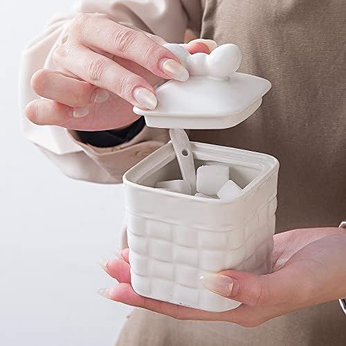 Агиунс керамички чајник и тегла со керамички шеќер