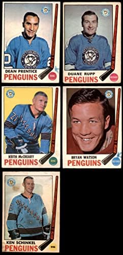 1969-70 О-пи-чин Питсбург Пингвини Тим постави Питсбург пингвини ГД+ Пингвини