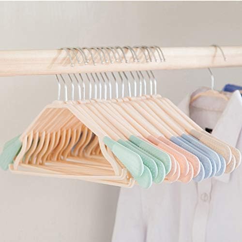 Закачалки за облека DoITool, 5 парчиња безглави Широки пластични закачалки кои не се лизгаат за сушење закачалки за возрасни за возрасни