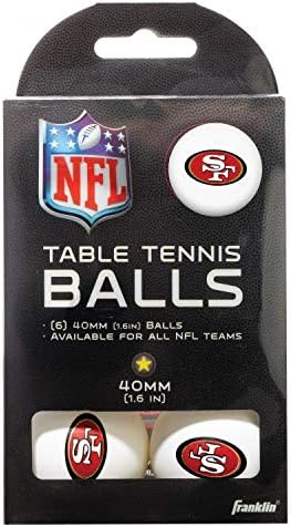 Френклин Спортски тим лиценцирани топки за тенис во табела - Топки за тениски топки во тимот на НФЛ - Официјални тимски логоа и бои - Забавни