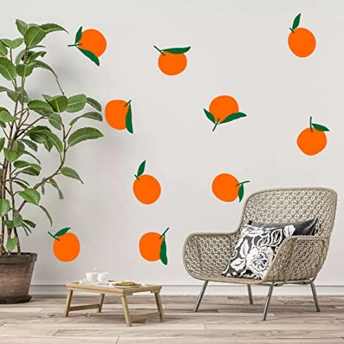 Портокалови wallидни декорации налепници на портокалови wallидови винил wallидни декорации за спална соба дневна соба расадник