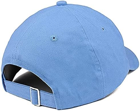 Вкрстени капи извезени тато капа прилагодлива структурирана капа за бејзбол за мажи и жени