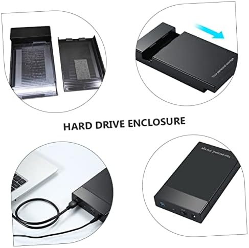 SOLUSTRE Преносни SSD Случај Куќиште Надворешен Хард Диск СЛУЧАЈ USB Хард Диск Комплет SSD КОМПЛЕТ HDD Комплет Надворешен HDD