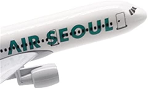 Rescess Copy Copy Airplane Model 16cm за Air Seoul Airbus A320 Вселенски шатл -модел Метал Die Cast Miniature Collection Airbus Model Collection