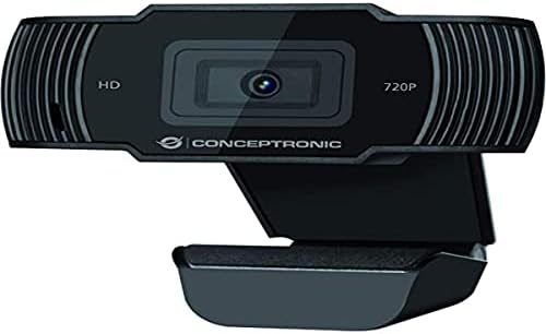 Conceptronic USB Webcam AMDIS03B 720p HD Со Микрофон 30fps Приклучок &засилувач; Игра