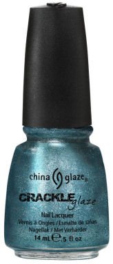 Полски за нокти на кинески глазура од глазура - Платинум парчиња - 0,5 мл