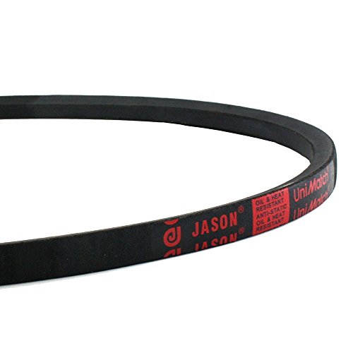 JASON INDUSTRIAL B51 5L540 V-појас, B/5L дел, природна гума/SBR/полиестер, 54 надворешна должина, 21/32 горната ширина, 13/32 дебела