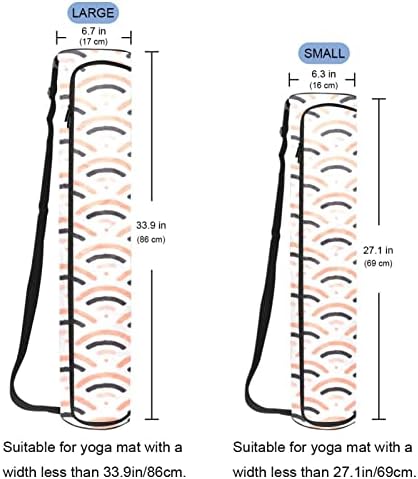 Јога мат торба вежба јога мат носење торба риба скала текстура јога торба одговара на повеќето големини на јога мат