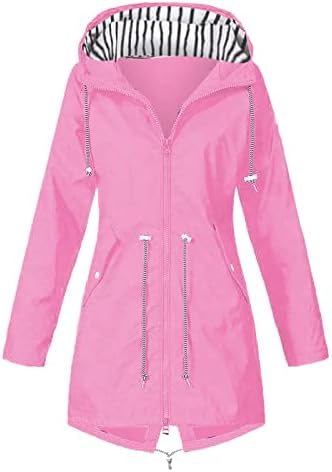Зимски зимски палта од басисин, палто со качулка, јакна од ветерница за ветерници со џебови со џебови