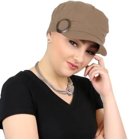 Камци со шамии и повеќе хемо -глава за воена питомска капа за капаци за жени со мали глави 50+ UPF заштита од сонце