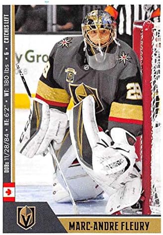 2018-19 Налепници на Панини НХЛ 479 Марк-Андре Флери Вегас Златни витези хокеј картичка