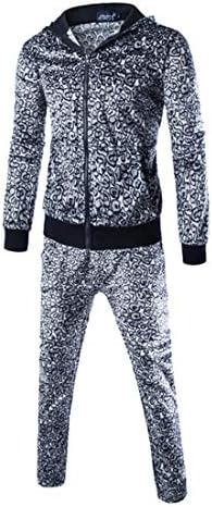 HZCX модни машки обични тенок печати леопард спорт џогин џогер панталони