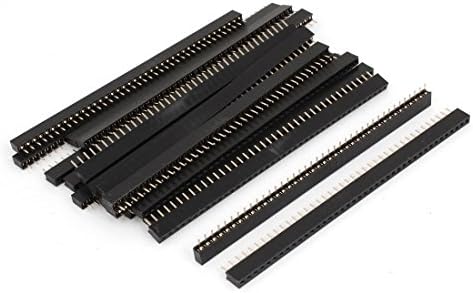 AEXIT 20 компјутерски компоненти на компјутерски заглавие за PCB 40 Way 2mm Pitch Power Supplies Connector Black