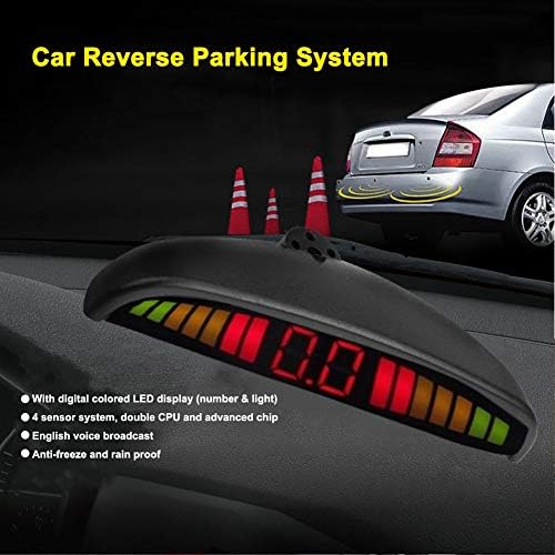 Сензор за паркирање автомобили возило Англиско глас емитувана обратна резервна копија за детектор за паркирање 12V DC Систем за контрола