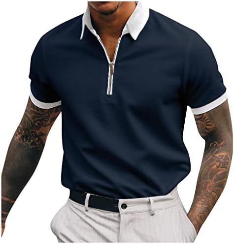 Маички за маички за голф со маички со кратки кошули со кратки кошули со цврста боја, кои се кратки кошули со цврста боја Поло кошули кратки