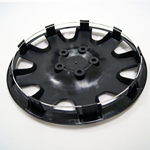 TuningPros WSC3-610B15 4PCS Постави предвремени од типот 15-инчи мат црно хабкапс на тркалото на тркалото