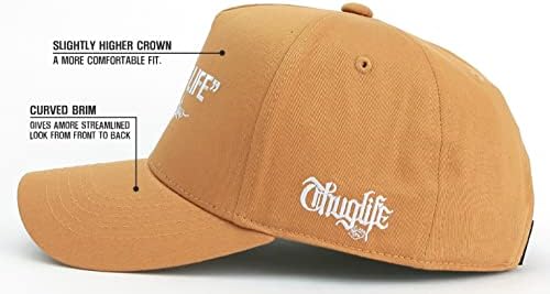 Флипер букви лого Начин на живот ThugLife Outlaw Структурирана памук прилагодлива бејзбол капа за заоблен закон за шминка за шминка