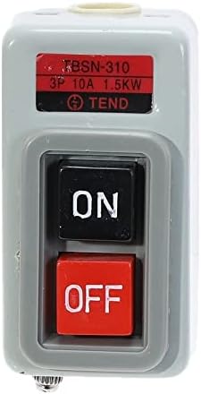 Прекинувач за напојување на копчето Neyens Push Три фази за контрола на напојувањето за започнување на прекинувачот AC 380V 10A 3P 1,5kW TBSN-310