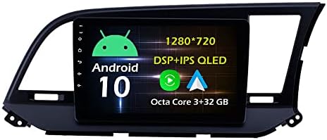 9 3+32GB Android 10 Во Цртичка Автомобил Стерео Радио Одговара За Hyundai Elantra RHD 2015 Gps Навигација Главата Единица Carplay