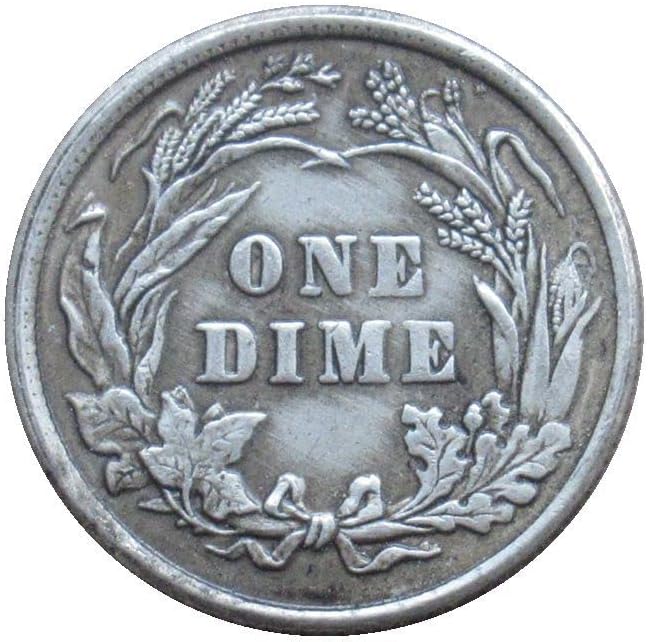 Американски Бербер 10 Цент 1901 Сребрена Реплика Комеморативна Монета