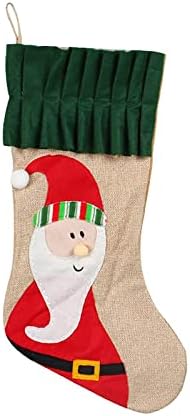XIOS 2022 бонбони подароци чорапи персонализирани камин порибување кадифни Божиќни украси и додатоци за забави за деца семејни празници