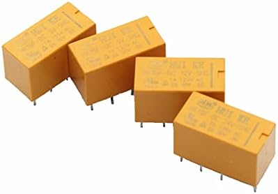 FOFOPE 10pcs Серпентина DPDT 8 Pin 2NC Мини Релеи Pcb Тип Hui KE HK19F HK19F-DC5V-SHG HK19F-DC12V-SHG HK19F-DC24V - SHG Повеќенаменско