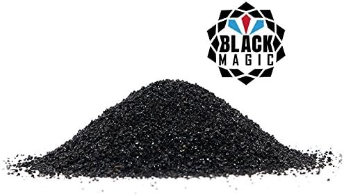 Црната магична згура од јаглен Грит Големина: 20-40 Средно парична казна: Општо чистење, умерен профил, 2-3 мил, во близина