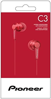 ПИОНЕР SE-C3T-R Црвени во уво жични слушалки