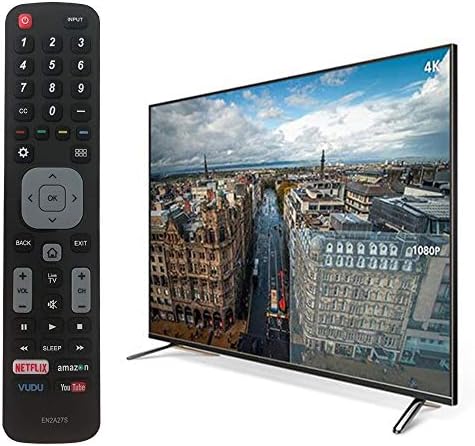 Нова замена Sharp Remote Control EN2A27S компатибилен со Sharp Remote Control LCD LED HDTV Smart TV далечински управувач 55H6B
